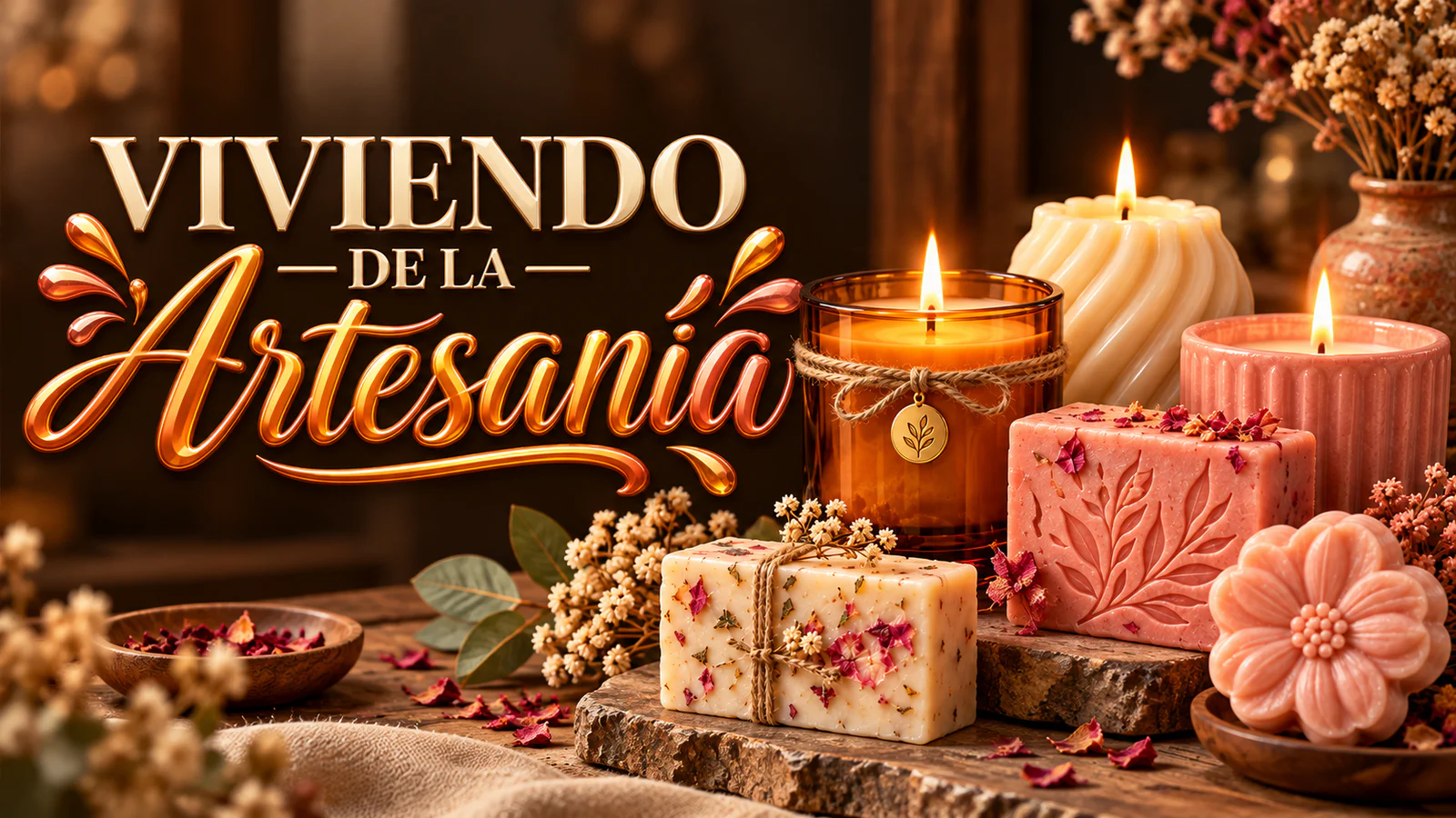 Velas y jabones artesanales premium